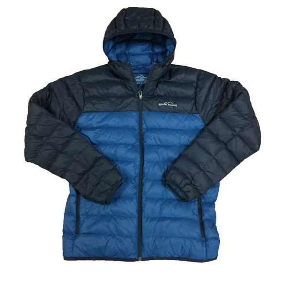 EddieBauer Mens Cirruslite Hooded Down Jacket - Picture 2 of 5